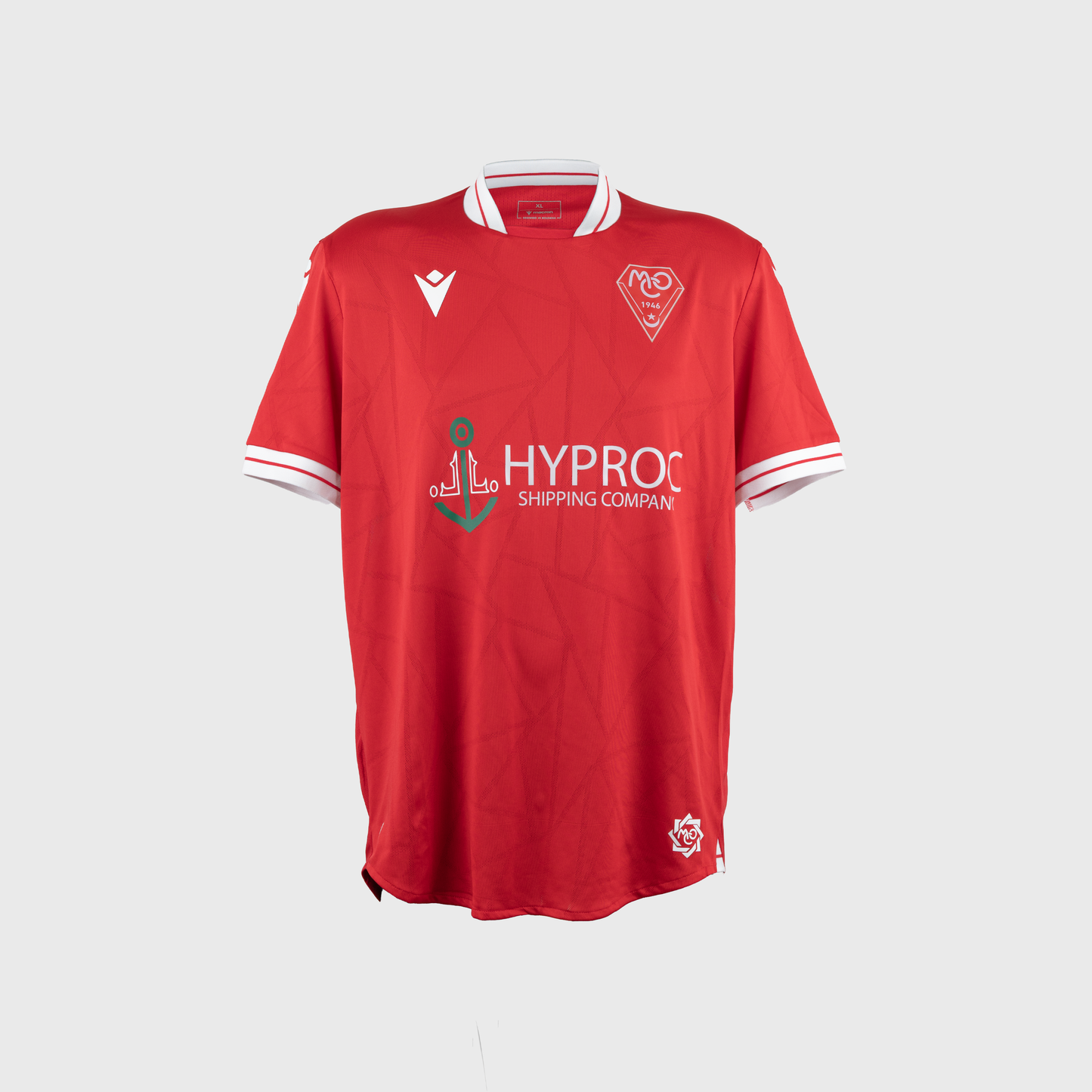 Maillot Officiel MC Oran 2026 Macron Homme/Femme Rouge – Football Algérie