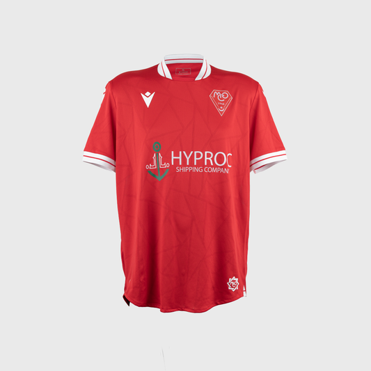 Maillot Officiel MC Oran 2026 Macron Homme/Femme Rouge – Football Algérie